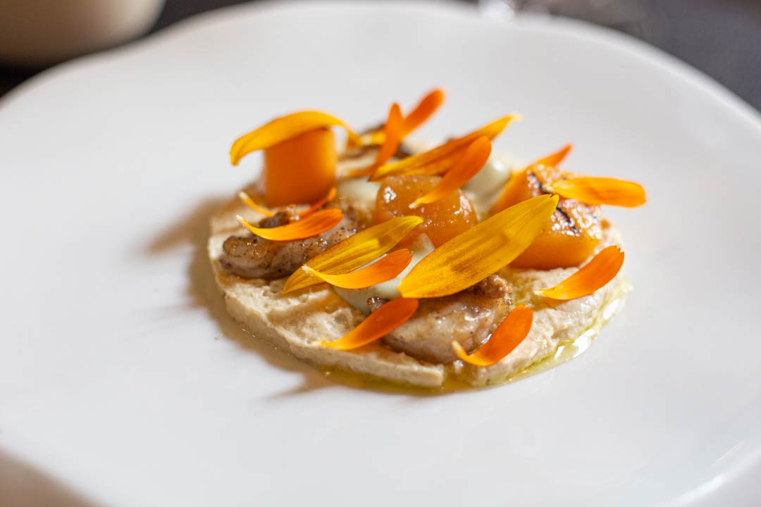 Foie gras und wilder Aal